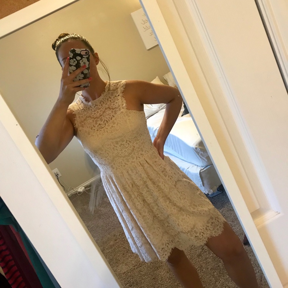 Target white lace dress